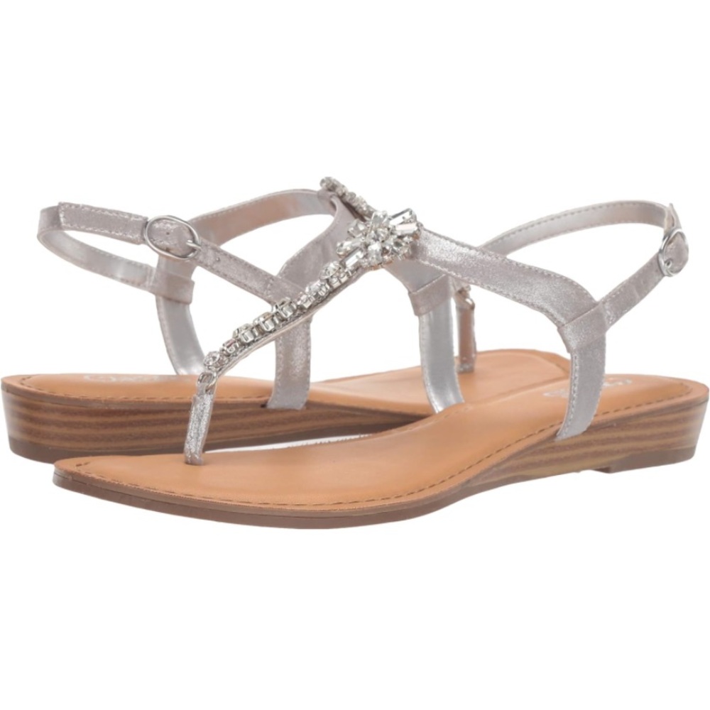 Carlos Santana Tamron sandal silver size 9.5